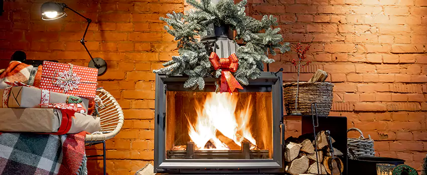 Travis Industries Linear Gas Fireplace Installation in Terre Haute, Indiana