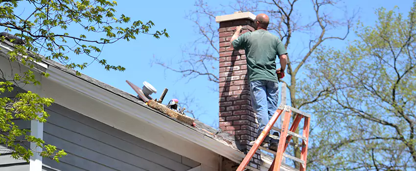 Vinyl and PVC Chimney Flashing Installation in Terre Haute, IN