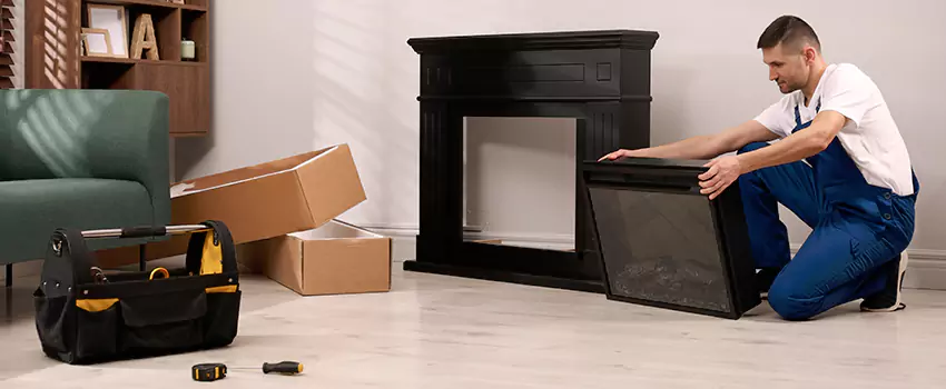 Old Rusted Metal Fireplace Repair And Replacement in Terre Haute, IN