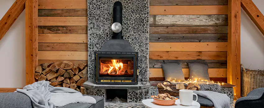 Thelin Hearth Products Direct Vent Gas Stove Fireplace Inspection in Terre Haute, Indiana